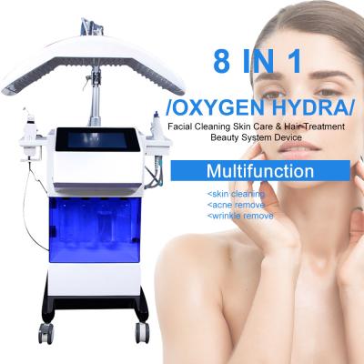 China Exfoliators 2021 High Quality 8 in 1 Multifunctional Skin Care Machine Hydra Dermabrasion Equipment for sale