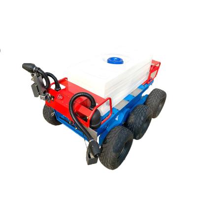 China Cultivating Remote Control Ground Vehicle For Cultivating Agricultural Automatic Pesticide Fertilizer Sprayer Cultivation Machine for sale