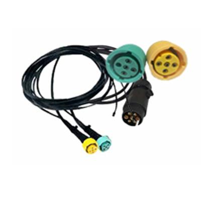 China Car front/rear trailer 12V wiring with 5p, 7p, 8p bayonet plug for sale