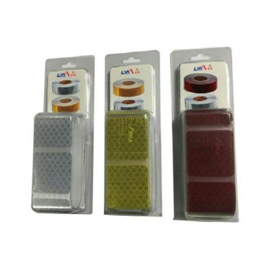 China Vehicles Curtain Side Reflective Tape CEE 104 With Individual Supermarket Packing for sale