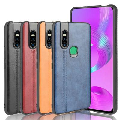 China Business Cowhide Car Shockproof Line Leather Phone Cases For Infinix 10 Pro Zero8 Tecno Hot Play 9 Cover S5 lite Phone Case for sale