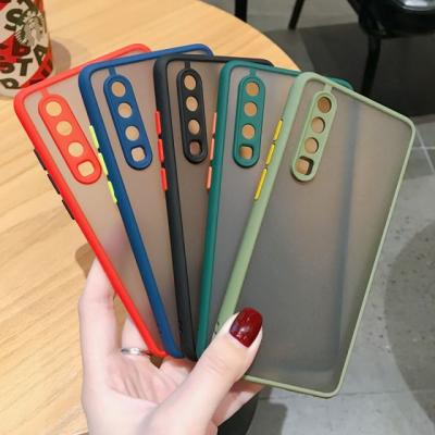 China Shockproof Lens Protect Shockproof Frosted Matte TPU PC Phone Case For Samsung A71 A51 A21S A20 A30 A50 M30s Back Cover for sale