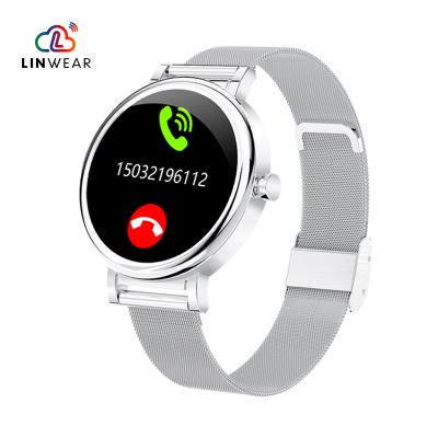 China Touch Screen Best Budget Stainless Steel Luxury Lady Smart Watch for sale