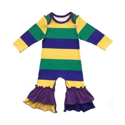 China Long Sleeve Carnival Costume Kids Outfits Mardi Gras Boutique Babies Romper for sale