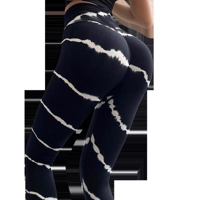 China Breathable Quick Dry Tiktok Butt Lift Squat Make Fitness Workout Yoga Leggings For Women Die Resistant Dyeing Gym Sports Workout Seamless High Waist for sale