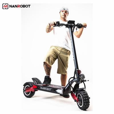 China NANROBOT LS7+ Motor Warehouse 2 Unisex Double Wheel Folding Off Road Wholesaler Electric Scooter With CE Certificate for sale