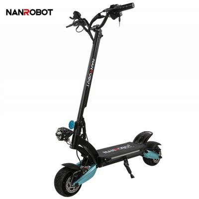 China 48V 1600w Unisex Off Road Solid Tires Two Wheels Fast Electric Scooter For Europe Nanrobot Lightning for sale