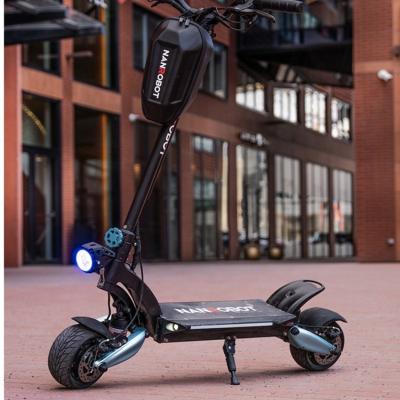 China EU Unisex Free Warehouse Chinese Boat Electric Scooter For Adult 2 Wheel Nanrobot Double Motors 800w*2 48V 18AH Foldable Lightning for sale