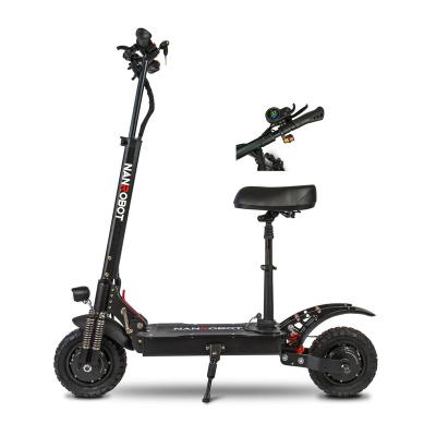 China Nanrobot Double Suspension Motor 52V23.4A Unisex Folding Lithium Electric Scooter For Adult Fast E Scooters With Removable Battery for sale