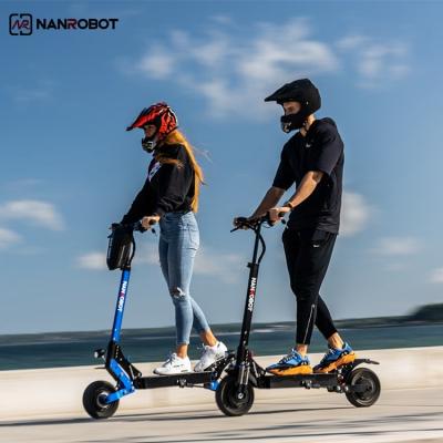 China High Quality Nanrobot 10 Inch 52v 2000w D4+ Dual Motor Unisex Electric Scooter For Adults From Eu Warehouse for sale