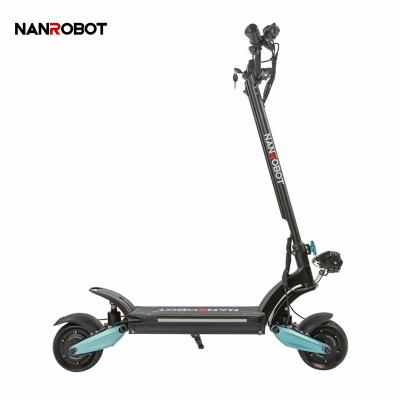 China Nanrobot unisex 800w 48v 800w 8 inch dual motor fat tire e scooters foldable for adult for sale