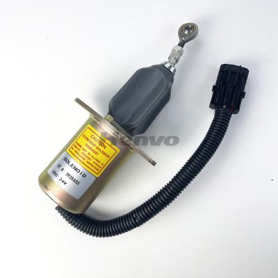 China Machinery Repair Shops 24V Diesel Engine Stop Solenoid Valve 3935650 Excavator Parts for sale