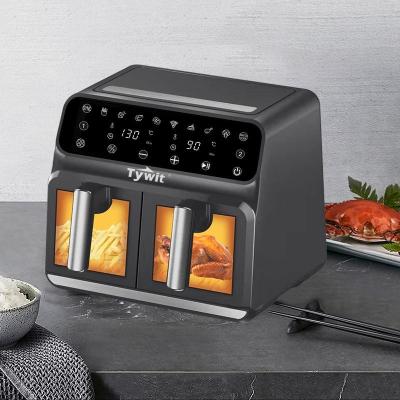 China Factory wholesale price of household TYWIT dual zone 8 L 8 quart air fryer for sale