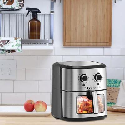 China TYWIT Household Commercial Chicken Wings Build in Air Fryer with Timer for sale