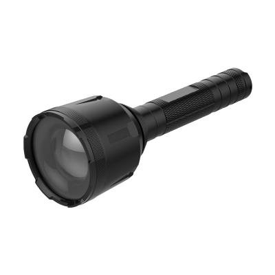 China Rechargeable Outdoor Ultra Bright Tactical Torch Aluminum Alloy Laser Powerful Torch for sale