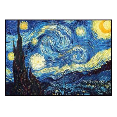 China Modern Custom Vincent Van Gogh Starry Night Oil Paintings Reproduction Museum Quality Artwork Wall Decor for sale