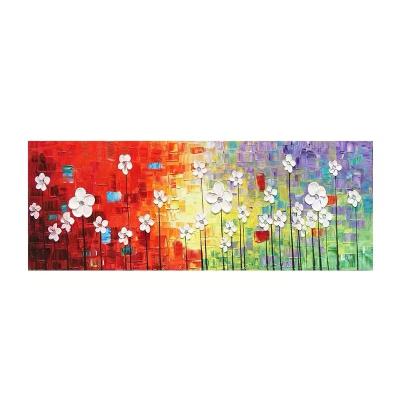 China Heavy Art Painting Home Wall Art Decor Modern Home Canvas Texture Knife Flower Heavy Decor for sale