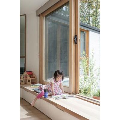 China Folding Insulated 3 Way Aluminum Glass Large Sliding Window With Insect Screen for sale