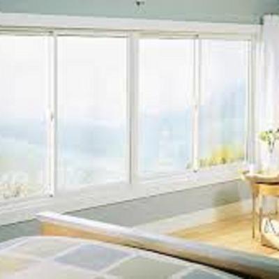 China Sliding Alufront Extraordinary Soundproof Aluminum Sliding Window For Living Room for sale