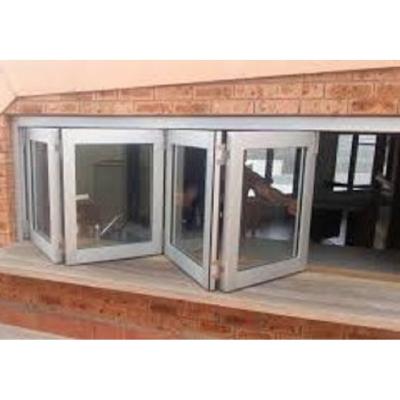 China China Supplier Lower Price Aluminum Folding Folding Window With Shatterproof Glass for sale