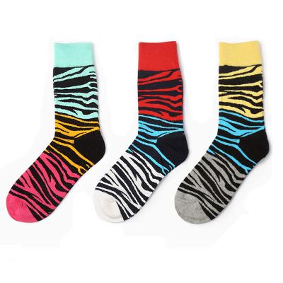 China Factory Direct Sale Fashion QUICK DRY OEM Customized Cotton Facy Dress Personalized Colorful Socks For Men for sale