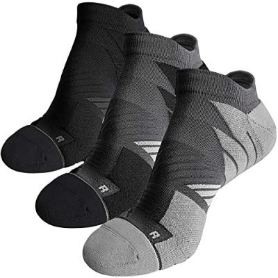 China Breathable Men's Running Socks With Cushion Low Cut Sporty Tab Sport Socks for sale