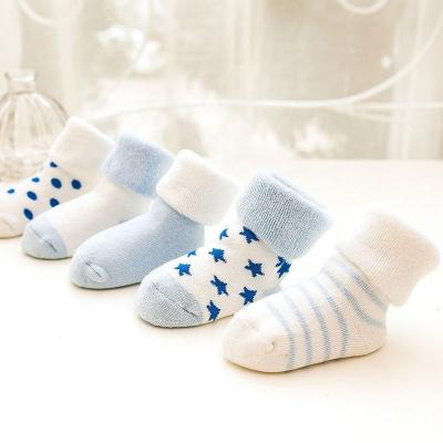 China High Quality Breathable Cotton Baby Terry Baby Socks Wholesale Combed Custom Cute Socks With Fashion Design for sale