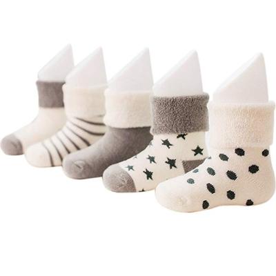 China Fashion Design Baby Socks Breathable Warm Cotton Newborn Baby Shoes Socks for sale