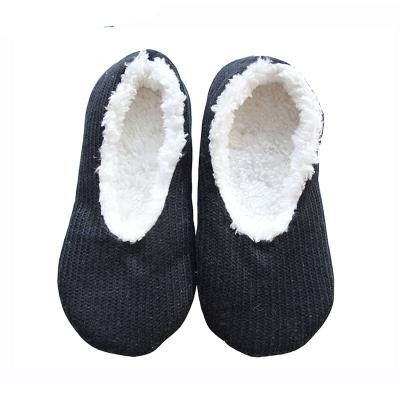 China Non Slip High Quality Soft And Warm Knitted Fur Scratching Home Slippers for sale