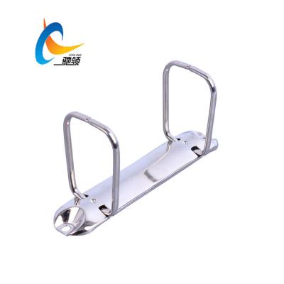 China Office Sell Whole Metal Q Shaped 2 Ring Binder Clip Nickel for sale