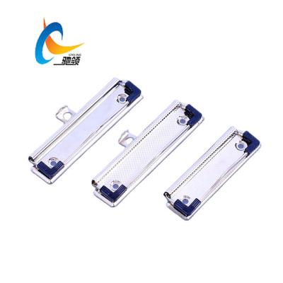 China Promotional stationery factory 100/120mm clip metal clipboard clip metal boar clips for sale