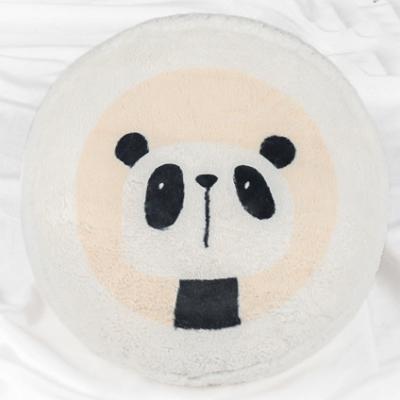 China Viable Round Cover Toy Stuffed Cartoon Animal Seat Sofa Floor Cushion Cover Rests For Kids Nursery Decor for sale