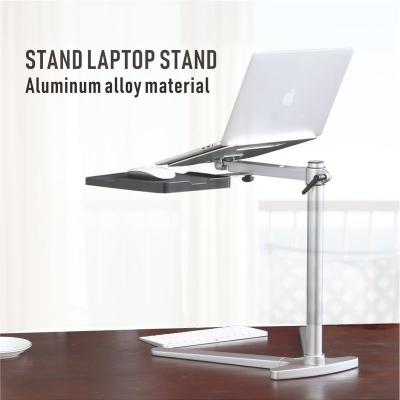 China Under 17 Inch Aluminum Alloy Stand Stand Comic Dual-Use Laptop Lift Stand Adjustment With Mouse Pad Monitor for sale