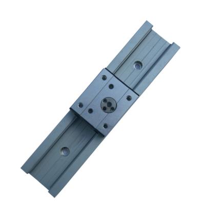 China CNC Machining Parts Silver SLIDING DOOR DOUBLE AXIS LINEAR Guide SGR15 With Slider Bearing SGB15 for sale