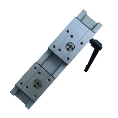 China CNC Machining Parts 46 mm Wide SGR15 Guide Rail , DOUBLE-AXIS SGB15 SILVER INTEGRATED LINEAR GUIDE RAIL SLIDER for sale