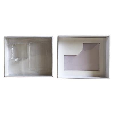 China Wholesale Materials Factory Recycled Paper Box Gift Box Packaging With Clear PVC Window for sale