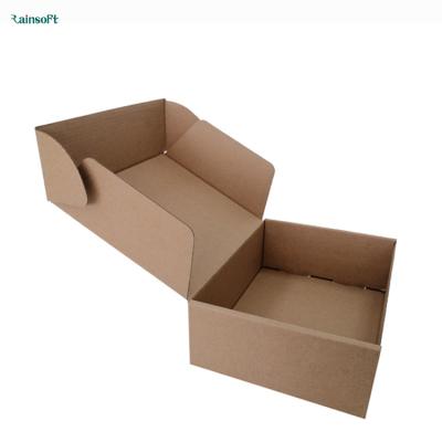 China Large Recyclable Paper Cardboard Shoes Apparel Cardboard Boxes With Custom Logo for sale