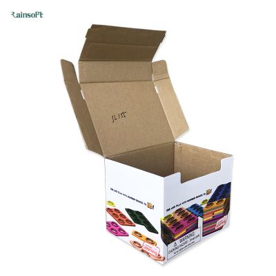 China Recycled Strong Corrugated Materials Paper Cardboard Storage Packing Box For Kids Toys for sale