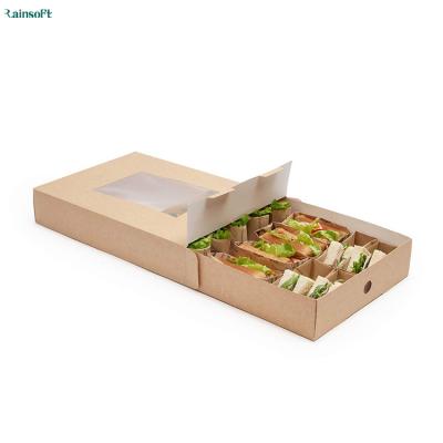 China Best price handmade paper food drawer packaging takeout box for sale