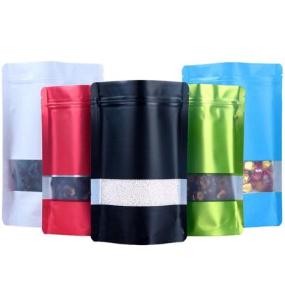 China Recyclable Custom Tea Coffee Snack Packaging Resealable Matte Stand Up Pouch Paper Zip Lock Bag for sale