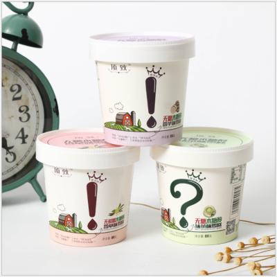 China Other hot sale high quality low price embossed paper cup disposable ice cream cup with lid for sale