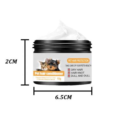 China Stocked OEM Pet Conditioner Clean And Nourish Pet Shampoo Regenerating Gentle Hair Pet Care Private Label 10g for sale