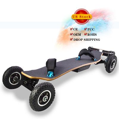 China Adult Powerful High Skate Board Hub Motor Mountain Offroad Electric Skateboard With CE/RoHS for sale