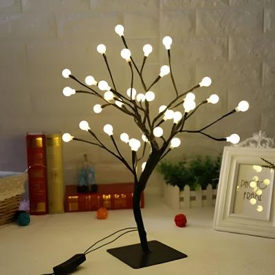 China Lovely Festival Gift Cute Home Decor Table Lamp Ball Bulb Christmas Tree Lights Small for sale