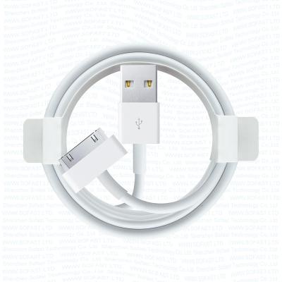 China Mobile phone Foxconn factory made 30 pin to USB cable for original iphone 4 model MA591FE/C charger cable for sale