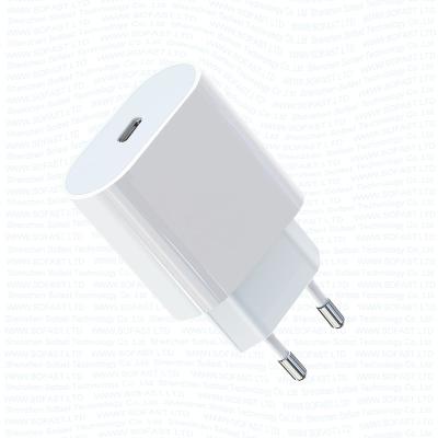 China Mobile phone new for iphone cell phone wall charger power adapter 20w type-c EU plug for iphone 13 pro 12 max for sale