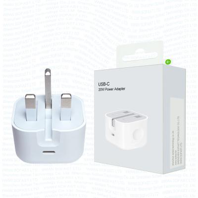 China Original Mobile Cell Phone Socket Pack Usb C Palladium For Small Wall 20w L Travel Iphone 12 Charger Set With UK Plug for sale