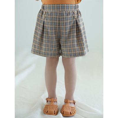 China X2178 2021 Summer Casual Plaid / Kids Shorts Shorts Retro Classic Style Shorts for sale