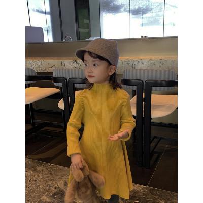 China Factory Sale Q1408 Elegant Girls Dress Full Sleeve Breathable Warm Kids Clothes Girls Dress For Christmas for sale