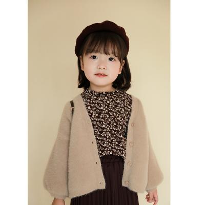 China 2020 Wholesale New Design Children's Clothing Boutique Girls Sweater Sleeve Knitwear Q1784 Long for sale